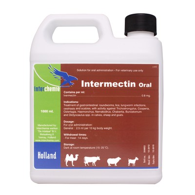 INTERMECTIN Oral 1L - obat minum anti parasit gudik cacing