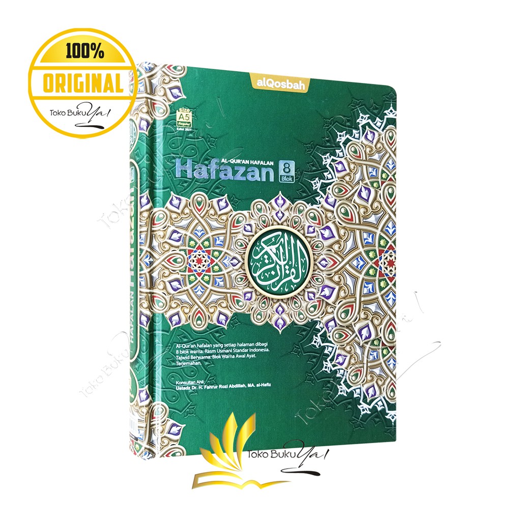 Al Quran Hafazan A5 HC Reguler 8 Blok Tajwid Terjemah - Al Qosbah