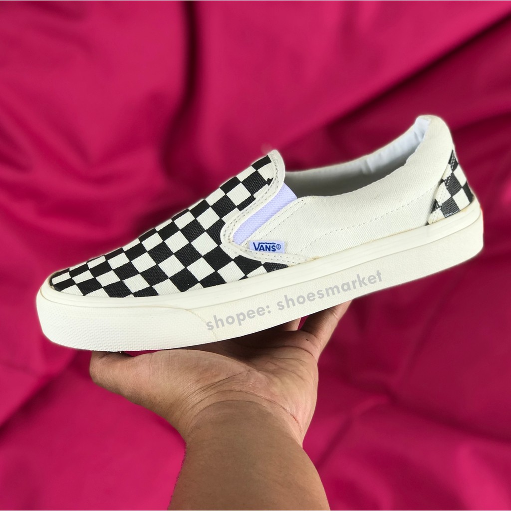 OBRAL SEPATU VANS SLIPON OG CHECKERBOARD