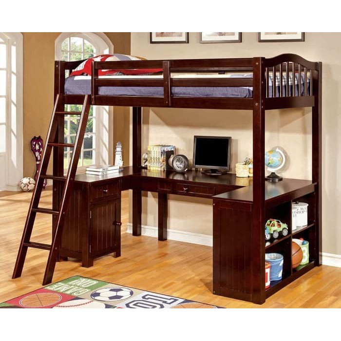 Loft Bed Tempat Tidur Anak Kayu Jati Minimalis Jepara