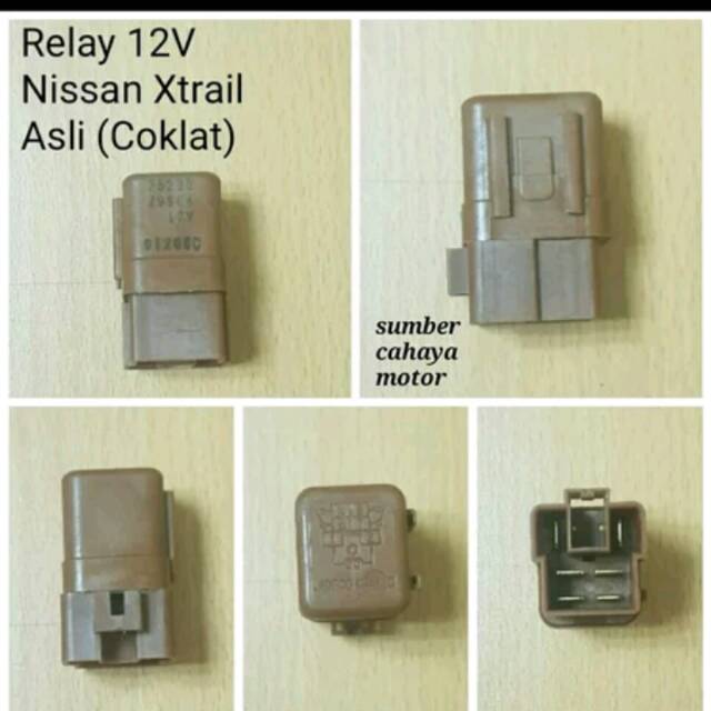 Relay 12V kaki 6 Nissan coklat