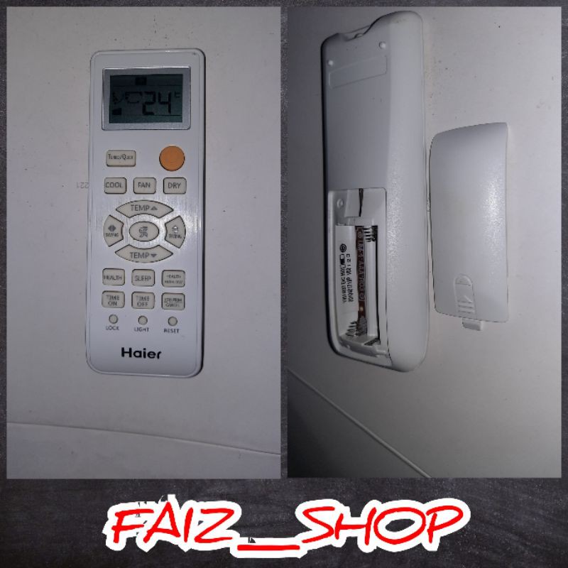 Remote AC HAIER TURBO QUIET Original Second Free Baterai