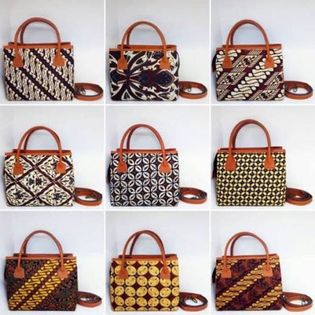 TAS WB VYNIL BATIK 25x20 DOUBLE HANDLE