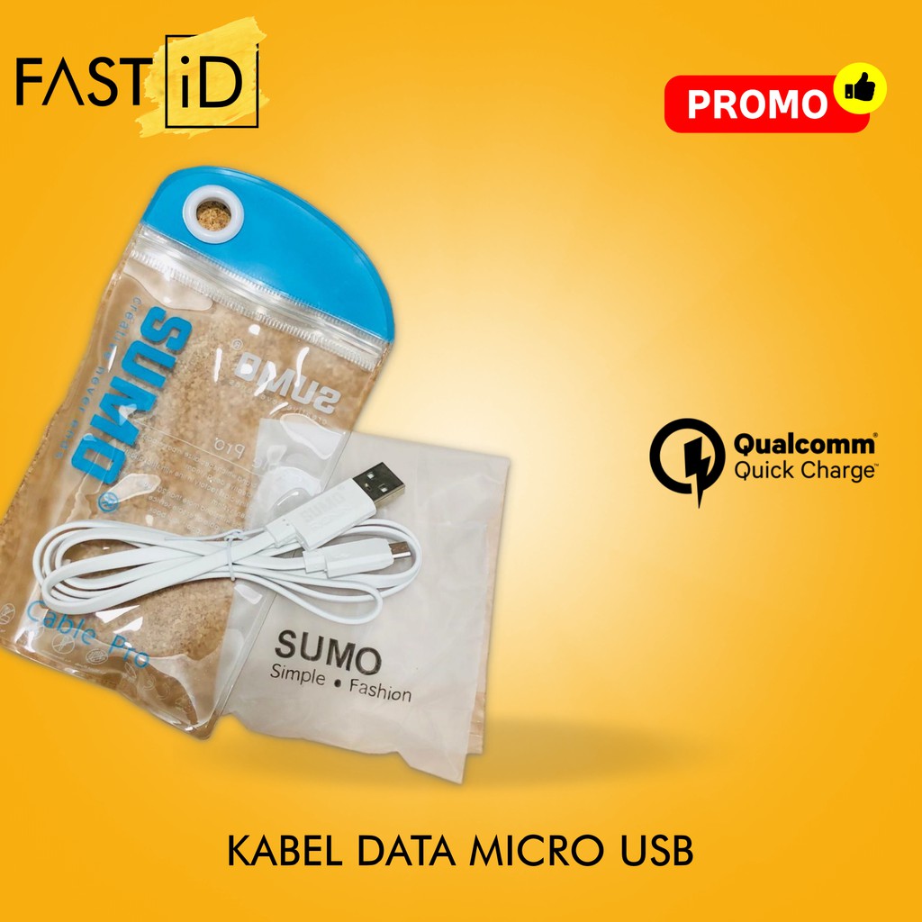 [PROMO MURAH] Kabel Data Fast Charging Micro USB Sumo RONIN Cable Pro