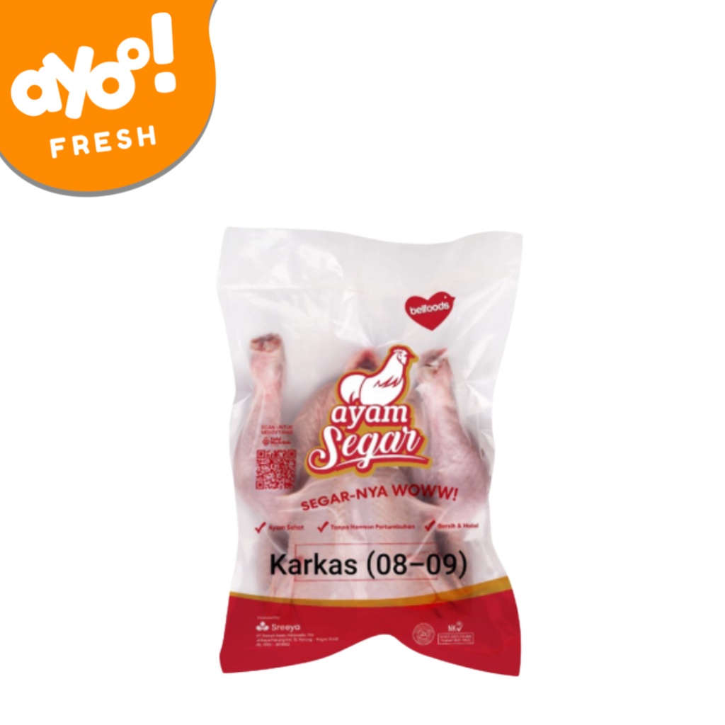 

Ayam Karkas Broiler 800 g - 900 g Pack