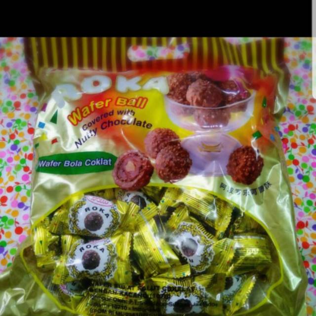 

Wafer Roka / Kue Roka coklat isi 50