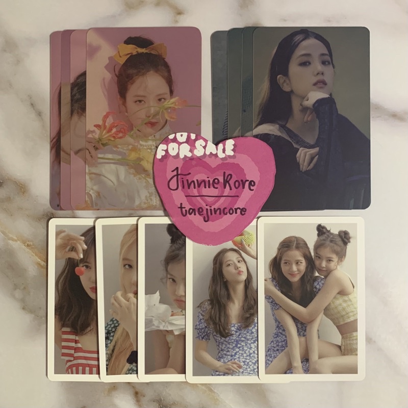 BLACKPINK 2020 WELCOMING COLLECTION OFFICIAL PHOTOCARD SET KTOWN4U PREORDER BENEFIT POB PC MEMBER JE