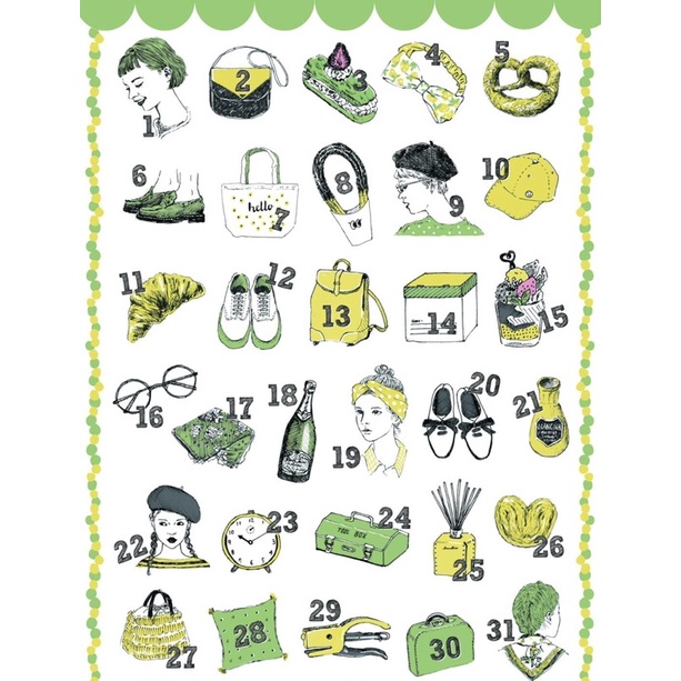 

DATESHEET BONNIE STICKER SET