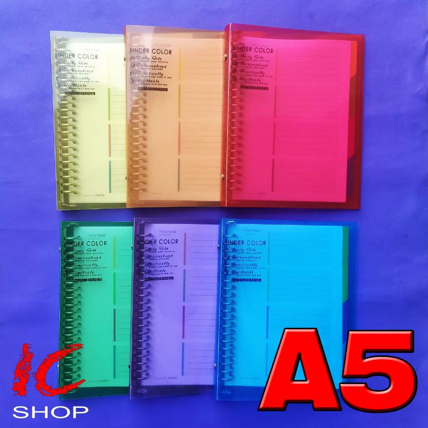 

Map binder warna transparan A5 - TOPLA