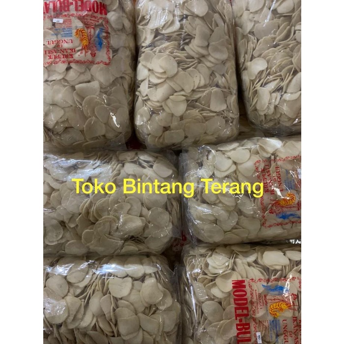 

Kerupuk/Krupuk Panggul Ikan Asli UNGGUL Model Bulat 1 Bal/Ball/Dus 5kg
