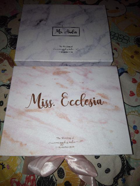 Bridesmaid Box (dengan Tulisan Di Dalam Tutup) Ukuran 25x20x6