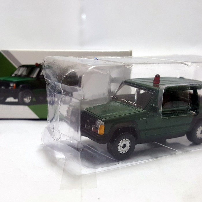 Diecast XCARTOYS Democratic Brand - Jeep Cherokee Hijau Skala 1:64