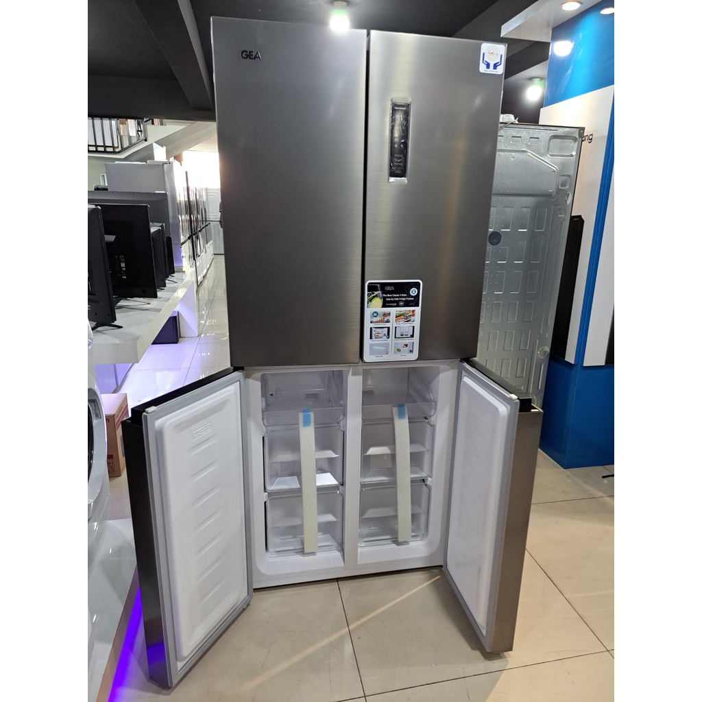 GEA KULKAS 4 PINTU G4D-404R INOX NEW