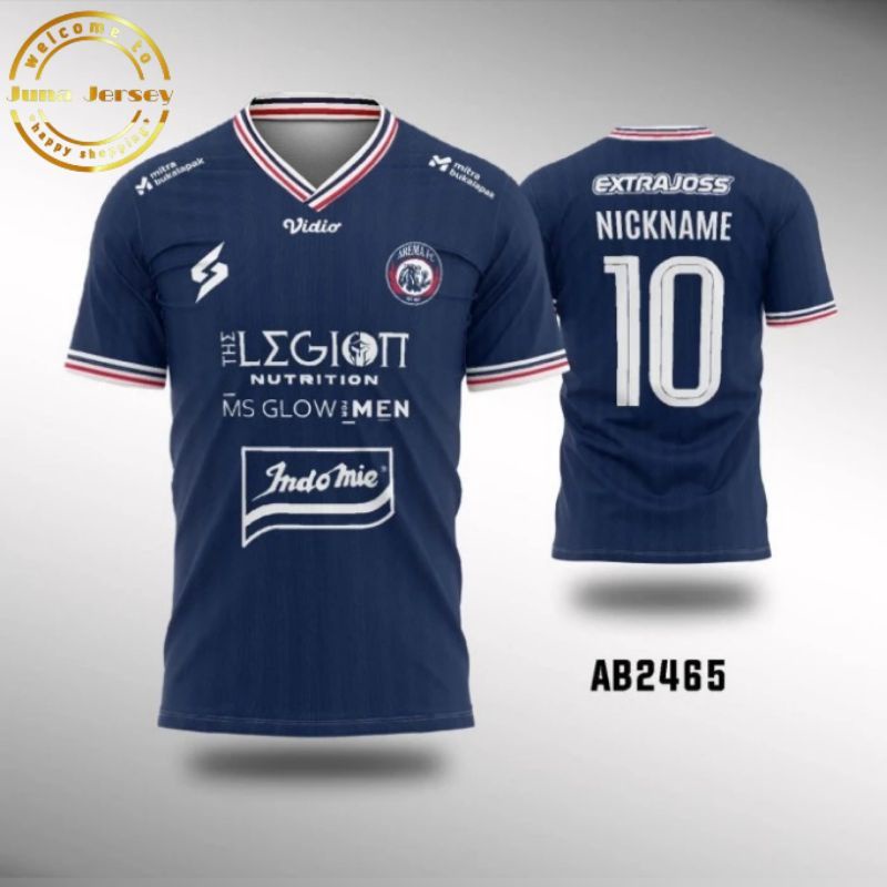 JERSEY BOLA AREMA FC LIGA 1 2022/2023