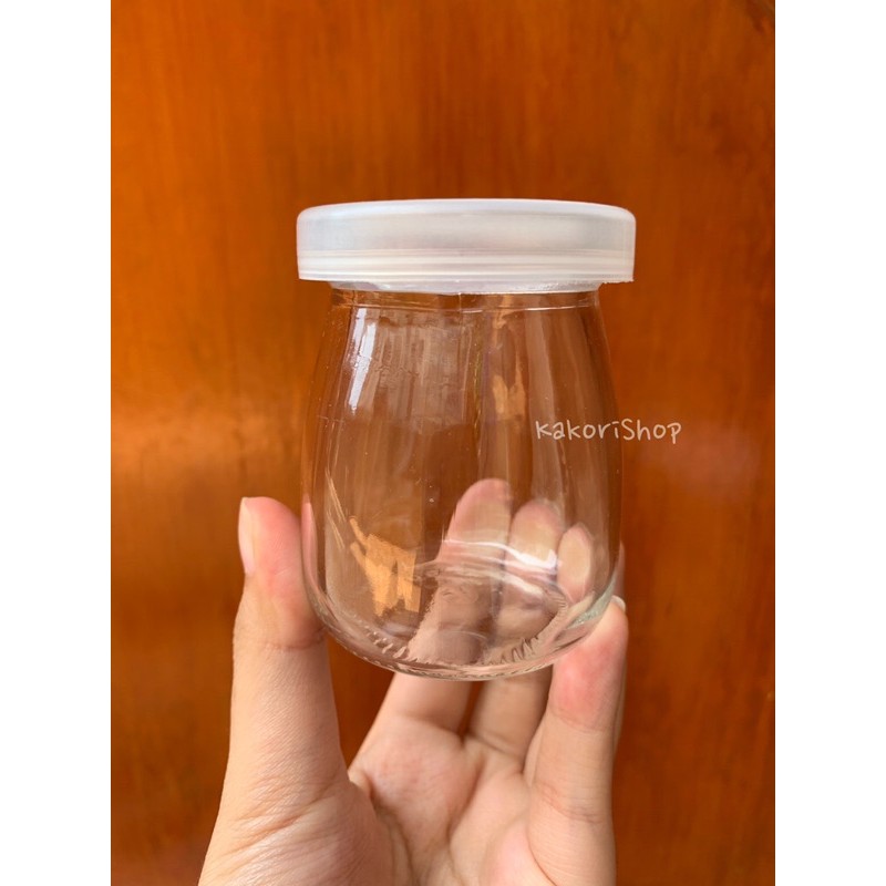 Kakori Satuan Botol Kaca 100ml - Botol Puding Jelly 100ml - Wadah Saji Kecil - Cake In Jar - Toples 