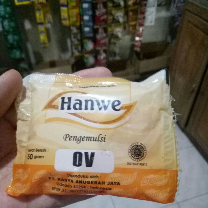 

OV Ovalet Pengemulsi Hanwe 50g