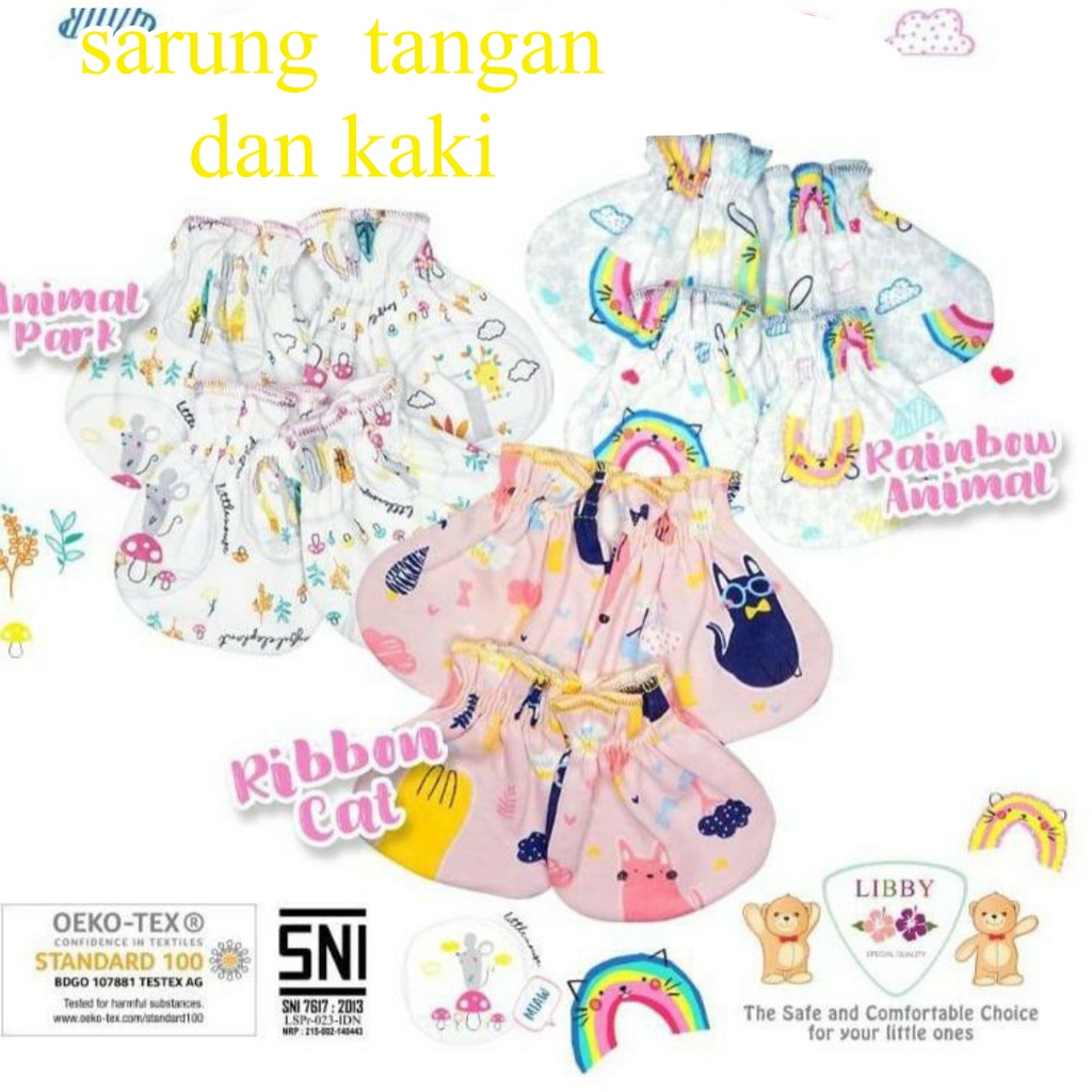 SARUNG TANGAN LIBBY MOTIF / SARUNG TANGAN BAYI