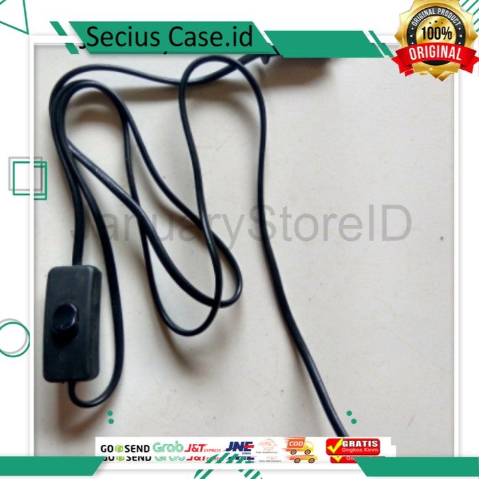 KABEL BUNTUNG STEKER SAKLAR DIMMER ON OFF SIAP PAKAI