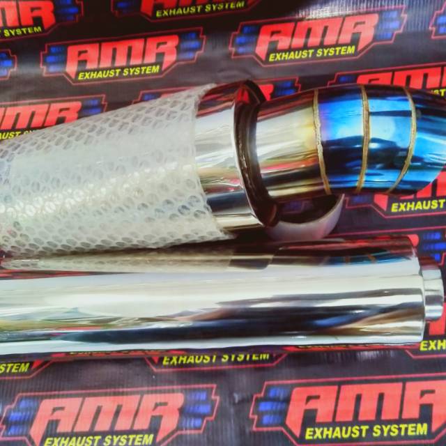 Knalpot mobil dan resonator AMR for Brio jazz Yaris agya