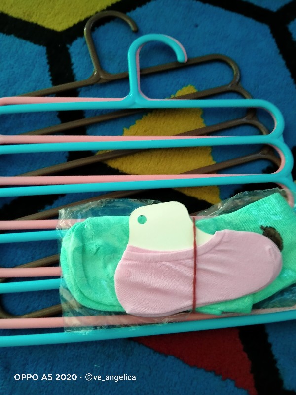 Hanger 5 Tingkat Susun Gantungan Hijab Jilbab Baju Handuk Dasi Pashmina Syal Multifungsi