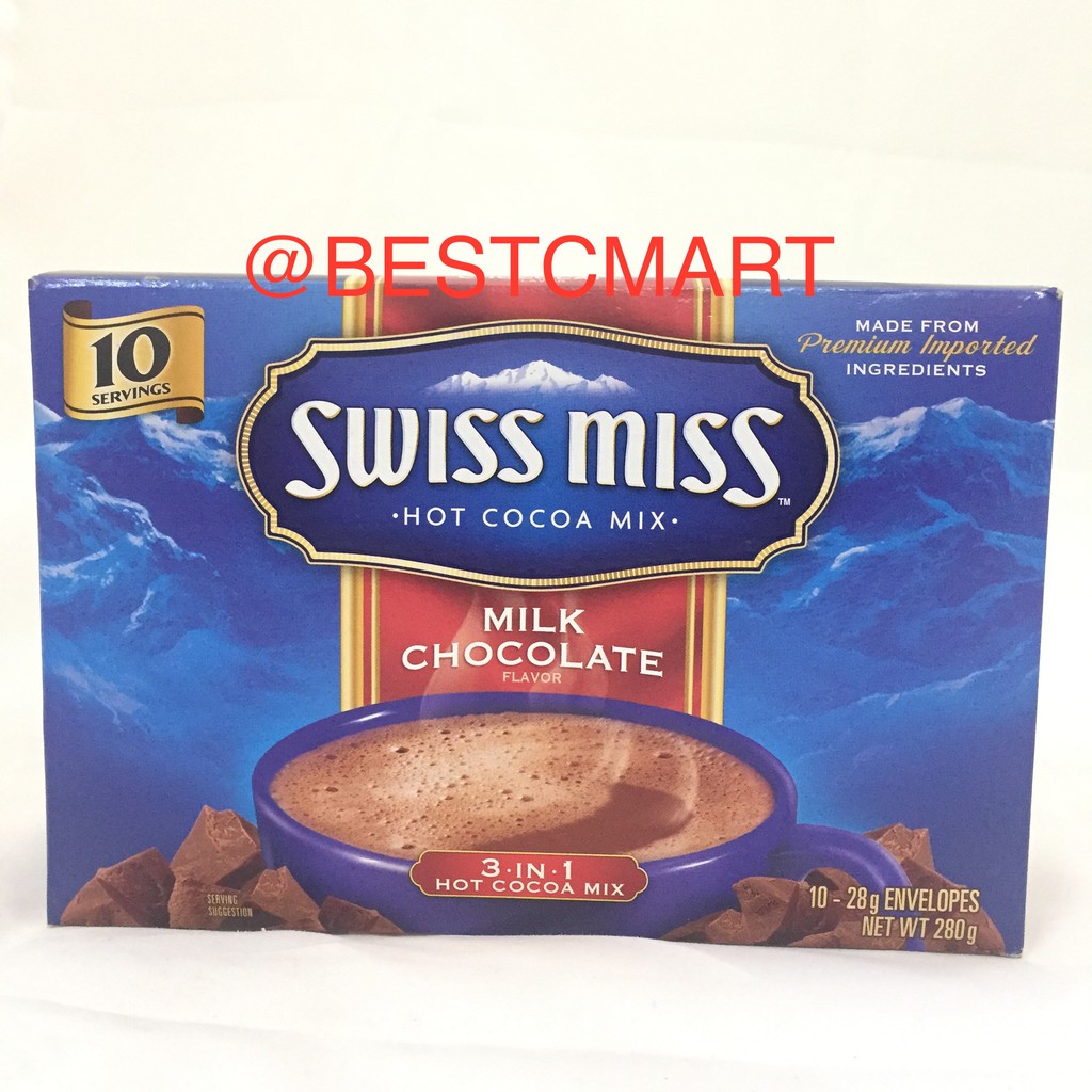 

SWISS MISS MILK CHOCOLATE HOT COCOA MIX 3IN1 280GR