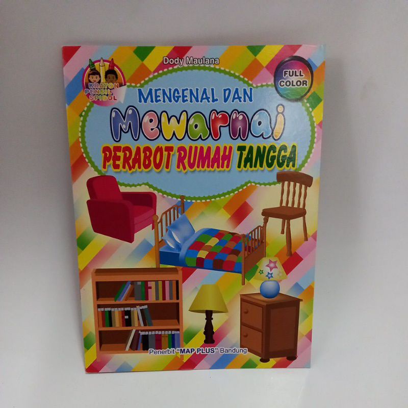 

Buku Aktifitas Anak Mengenal dan Mewarnai Perabot Rumah Tangga