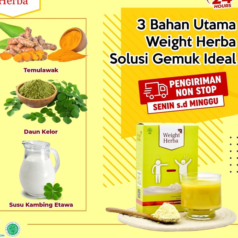 

Special - Weight Herba - Susu Etawa Penambah Berat Badan Dan Kesehatan Pencernaan Kalori Tubuh Meningkat