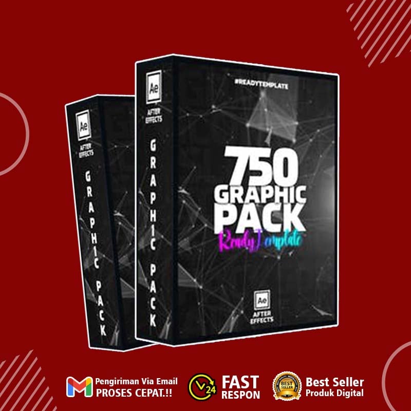 750 Graphic Pack Template after effect premium