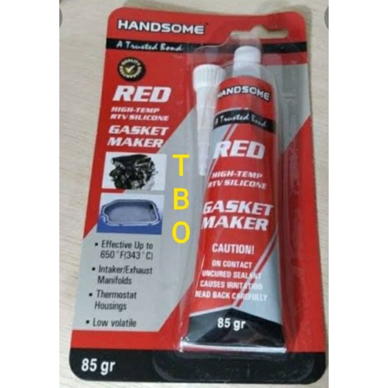 

Lem Red Silicone, Lem Silikon Merah, Lem Silicone Silikon Red, Lem Gasket, Gasket Maker 85 gram ASLI