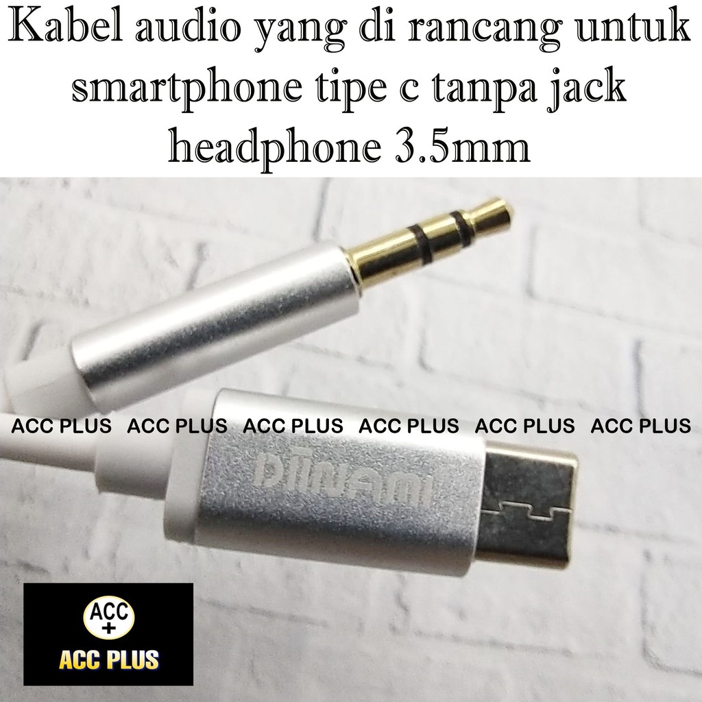 TYPE C KABEL AUDIO MALE TO JACK 3.5MM MALE AUX MOBIL AUDIO USB C KABEL ADAPTER SPEAKER HEADPHONE