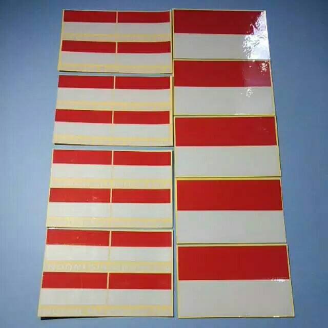

Stiker cutting Bendera Indonesia