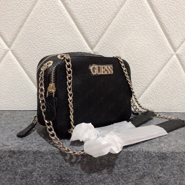 Guess heritage camera sling bag