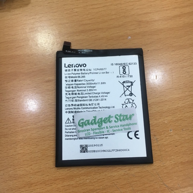 Batre BATERRY BATERAI Ori Motorola Moto M Bl265 BL-265