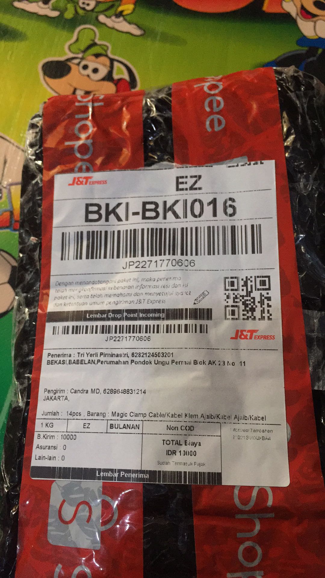 Profita Magic Clamp Cable/kabel Klem Profita Ajaib Isi 20 Pcs