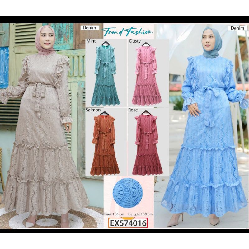 SYAHILA GAMIS BROKAT TERBARU BY EXTU