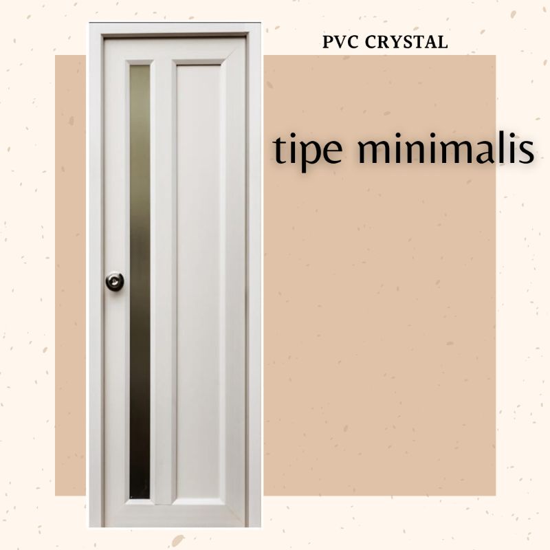 Pintu PVC Crystal custom order