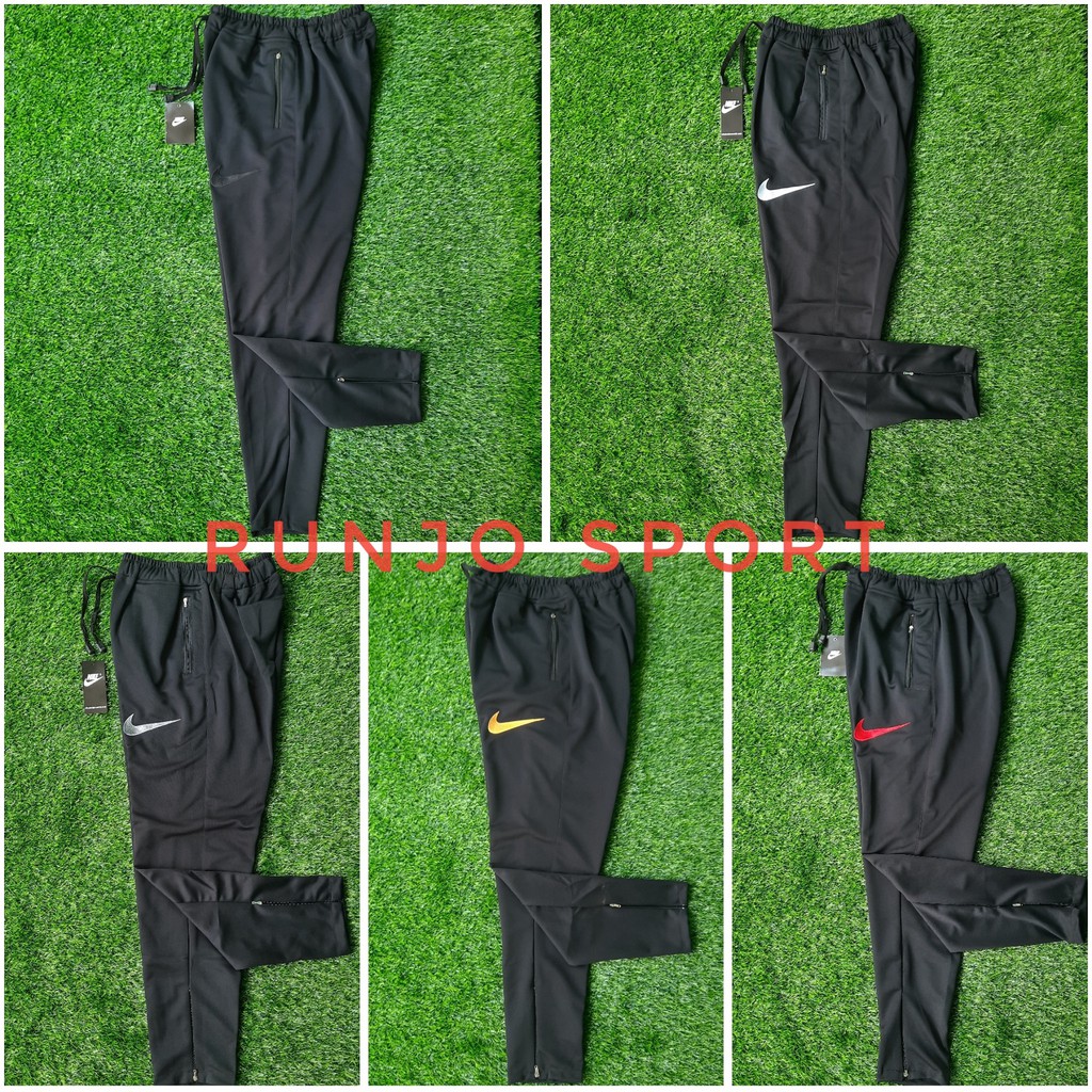 Jogger Celana - Trackpants Nike Sweatpants - Joger Pants Training Panjang Hitam Pria Wanita - BSC
