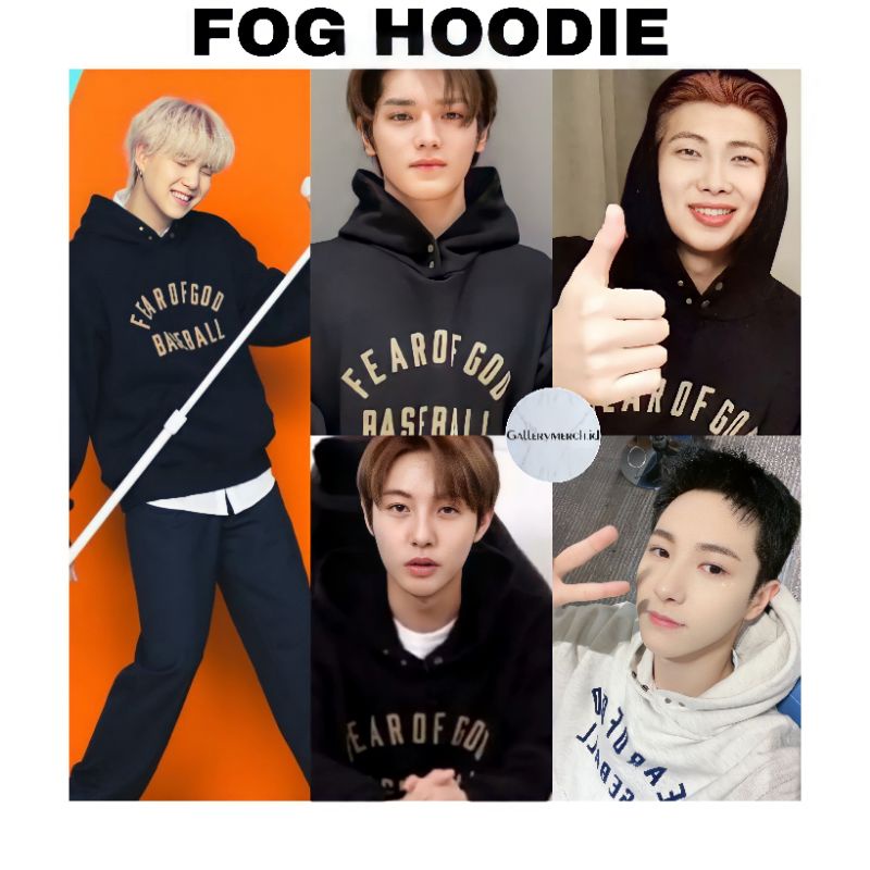 [READY STOCK] TAEYONG NCT “FOG BASEBALL" HOODIE