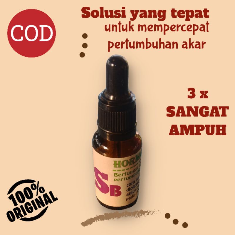 Hormon penumbuh akar perangsang akar tanaman stek cangkok SB20ML original hormon pertumbuhan akar Ta