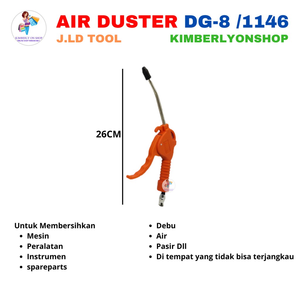 Kimberlyonshop Air Duster/Air Blow Gun/Semprotan Angin Plastik DG-8