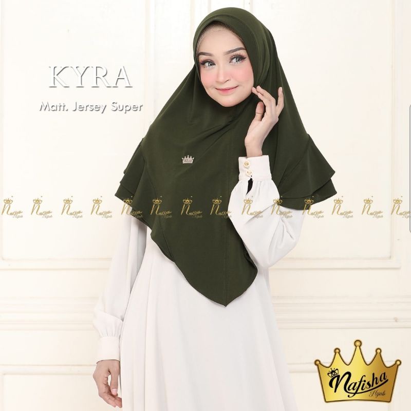Jilbab Khimar Instan Simpel KYRA Ori Nafisha