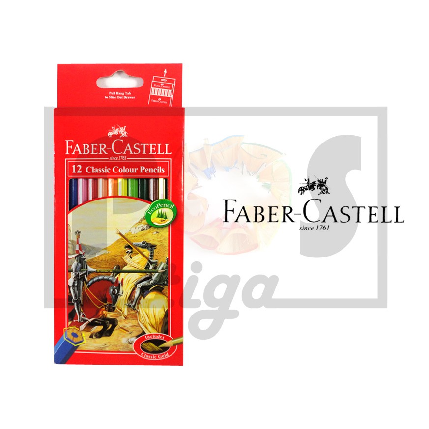 

PENSIL WARNA FABER CASTELL CLASSIC 12 PANJANG