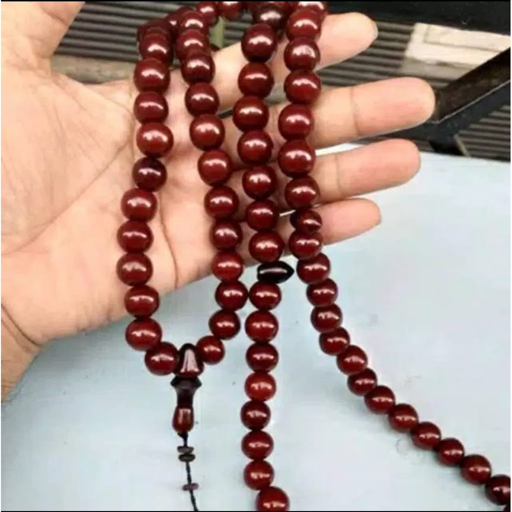 Tasbih biji gebang 12mm tasbih buah lontar asli