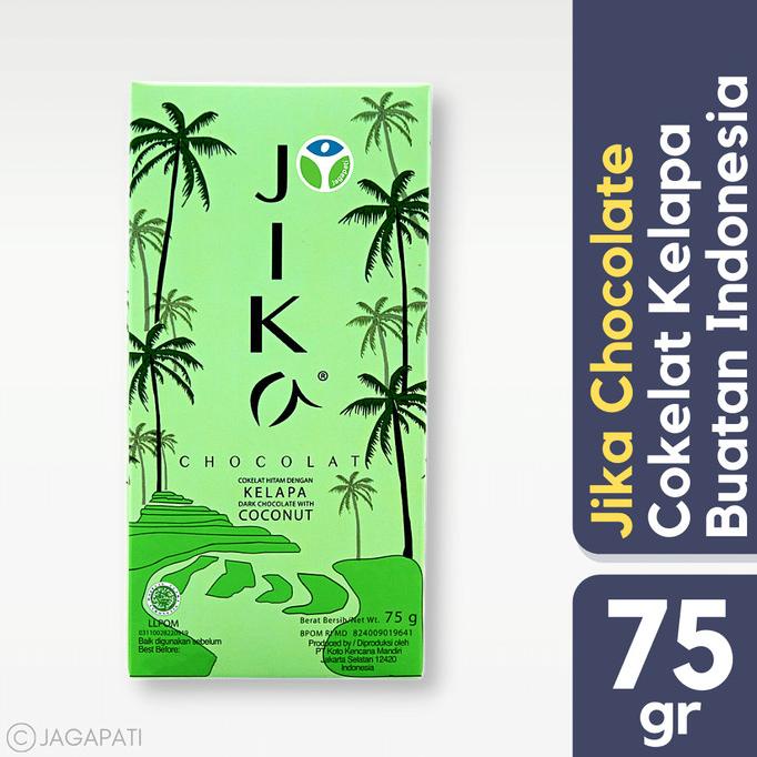 

Jika Chocolat - Coconut 75g - Dark Chocolate - Cokelat Kelapa