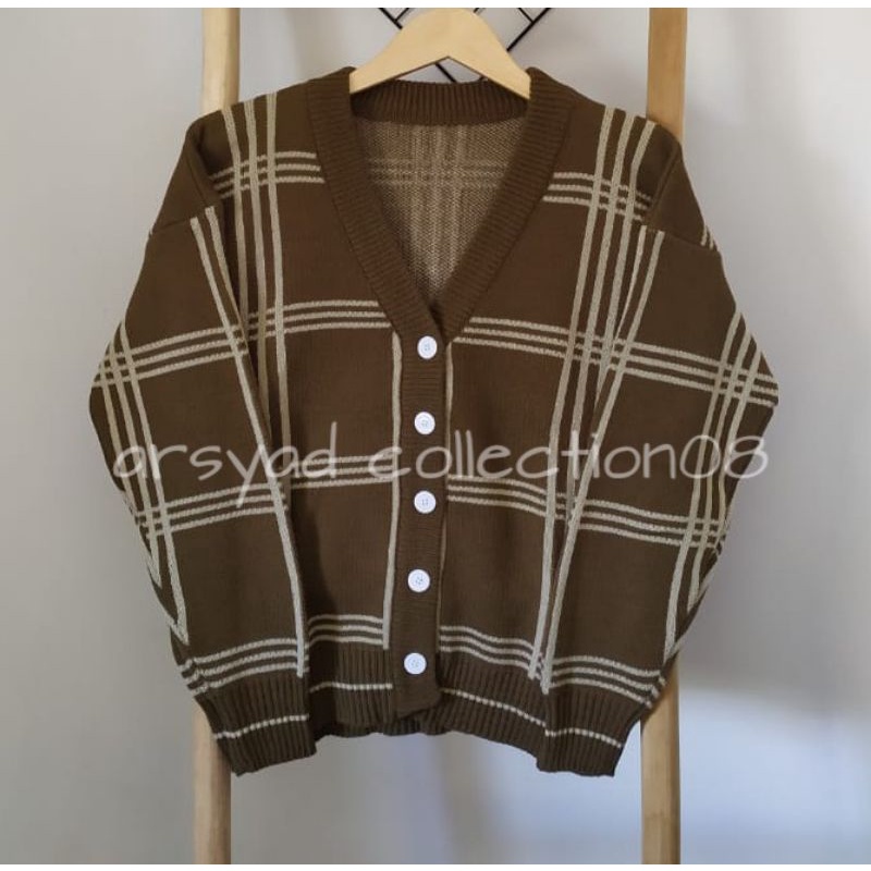 (VERSI COWO)CARDIGAN RAJUT KOTAK TERBARU Arsyad collection08