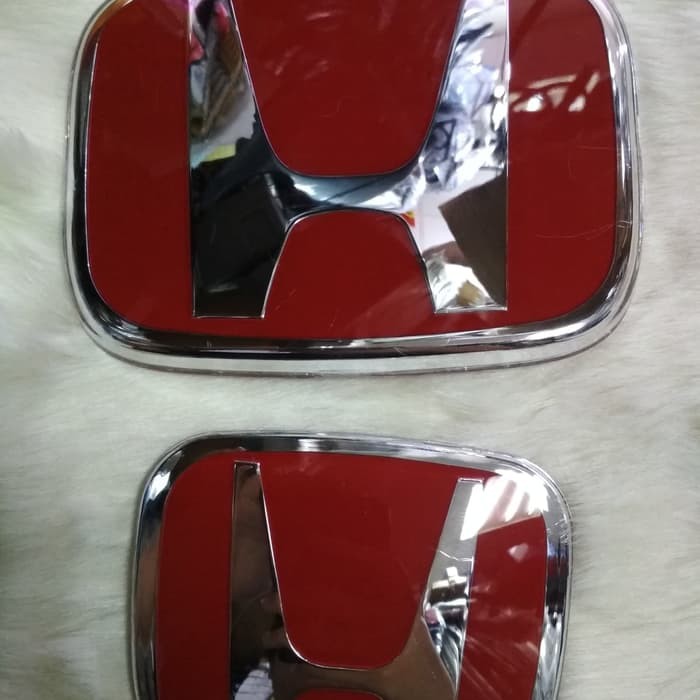 Emblem Logo Honda Merah Honda Civic Turbo Ori