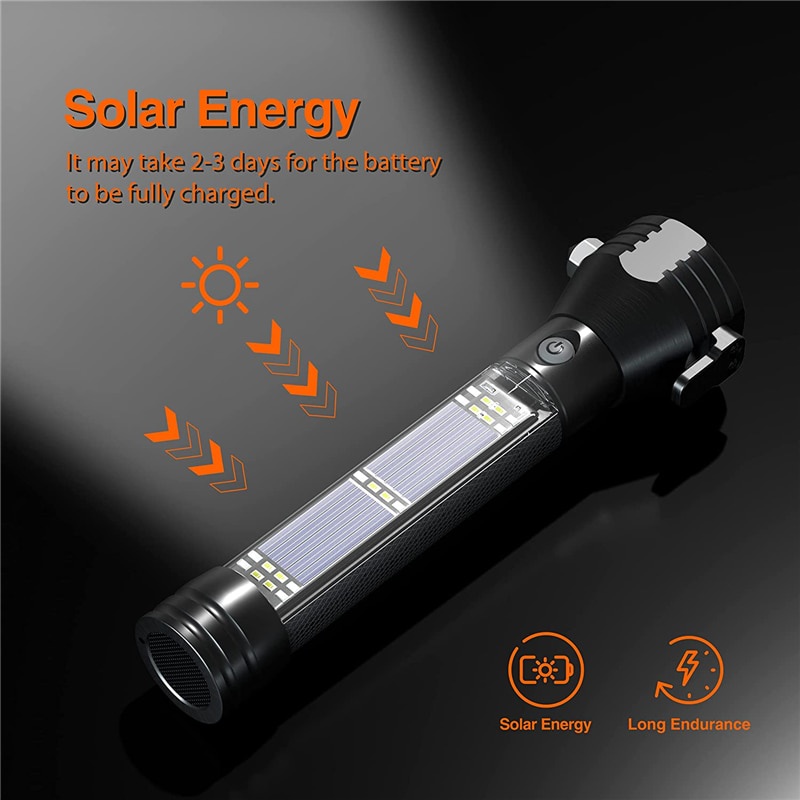 [100% ORIGINAL]Senter Surya LED Flashlight USB Rechargeable XHP90