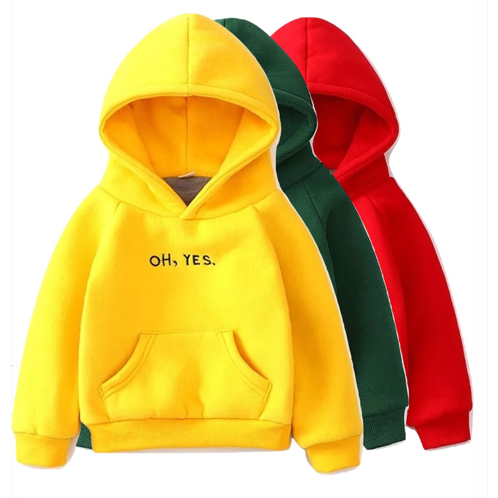 Jual Baju Anak OhYes Sweater Fleece Hoodie Anak Sweater Anak Unisex ...