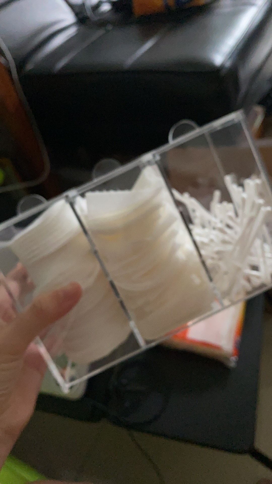 Akrilik Tempat Kapas Dll (3 Kotak)