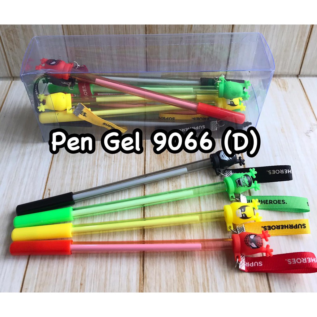 

Pulpen Pen Gel Fancy Unik Lucu Karakter SUPERHERO TL-597